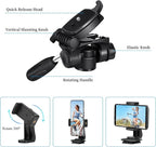 JOILCAN Tripod Camera Tripods, 74" Tripod for Camera Cell Phone Video Recording, Heavy Duty Tall Camera Tripod Stand, Professional Travel DSLR Tripods Compatible with Canon iPhone, Max Load 15 LB