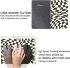 Mouse Pad, Black White Checkered Mouse Pad, Square Mouse Mat Waterproof Computer Mousepad Non-Slip Rubber Base Mouse Pads for Office Laptop