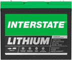 Interstate Batteries 12V 60Ah Group Size 24M Lithium Deep Cycle LiFePO4 Marine/RV Battery, Maintenance Free, Lightweight, Ideal For Boats, RV Camping, Off-Grid, Yachts (Li24M12V60)