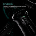 Tilta Xeno Side Handle for Filmmakers & Cameras - Black | Secure Connection & Helps Prevent Rotation | Adjustable Height | Textured Silicone Grip | Convenient Assembly (1/4"-20 w/Locating Pins)