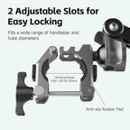 MOVMAX Blade Arm Bike Motorcycle Handlebar Mount Stabilizer, Camera Clamp Mount Shock Absorber for DJI Osmo Pocket 3, Insta 360, GoPro Hero Cameras w Ball Head, Pocket 3 Accessories