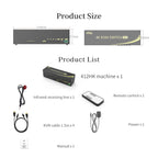 eKL HDMI KVM Switch 4 in 2 Out Dual Monitor Extended Display 4K@60Hz 4:4:4 with Audio and USB 2.0 Hub Sharing PC Monitor Keyboard Mouse Switcher