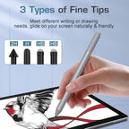 MoKo Pen Tips for Surface Pen Set of 4 (HB/HB/2H/H), Surface Pen Tip Replacement Kit Compatible with Surface Pro 2017 Pen (Model 1776)/Surface Pro 4 Pen, Original Pen Nibs Refill for Stylus Pen