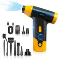 Cordless Electric Compressed Air Duster - 150000 MRP Electric air Blower for Cleaning Keyboard, PC, Cameras, Electric Air Pump for Inflatable Cushions, Air Mattress Beds, Boats, Swimming Ring