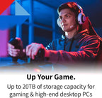 Toshiba X300 20TB Performance & Gaming 3.5-Inch Internal Hard Drive – CMR SATA 6 GB/s 7200 RPM 512 MB Cache - HDWR62AXZSTA