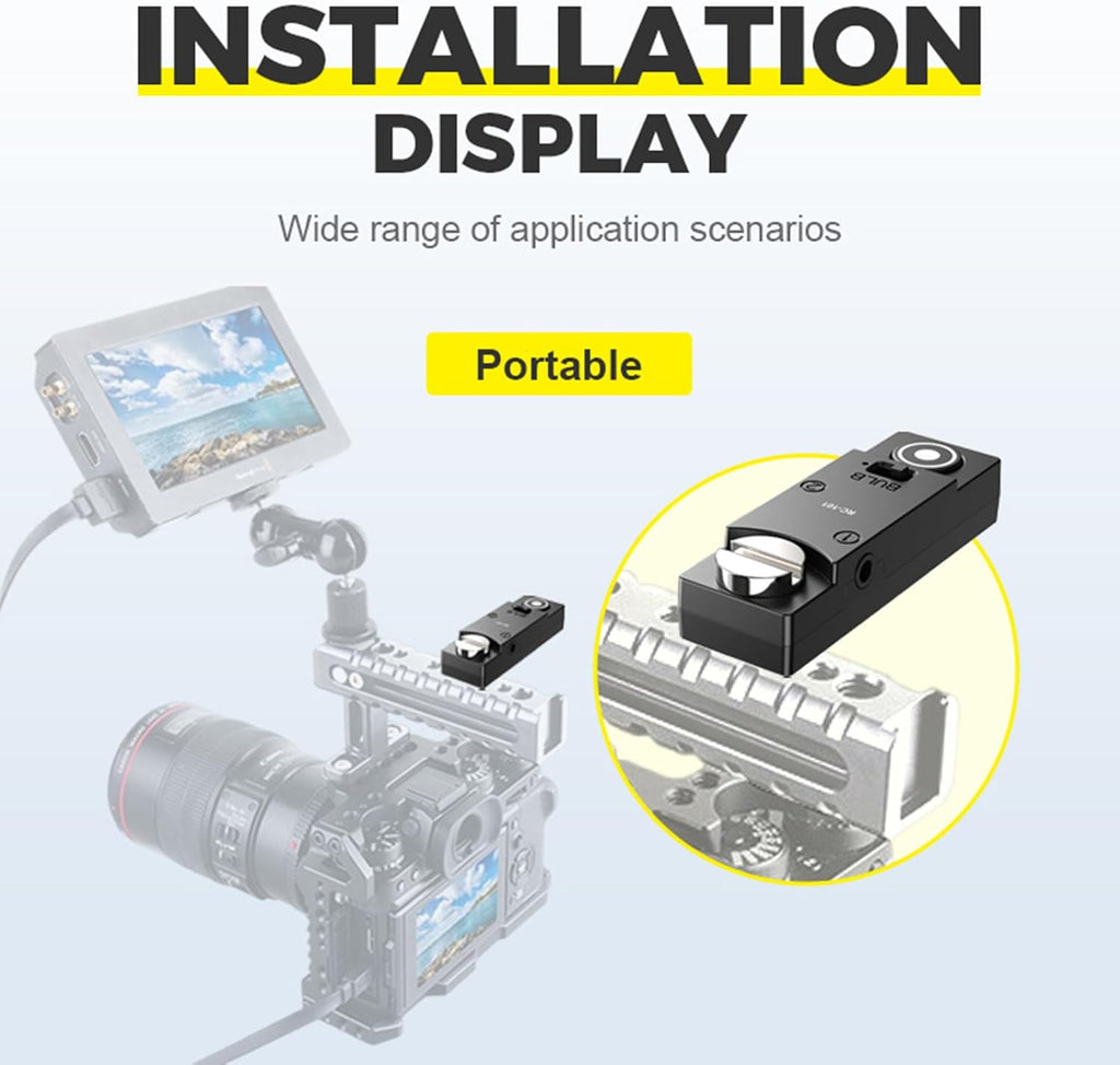 for Leica SL2 SL3 SL2S The Camera Releases The Shutter Cord Remote Control RC101-sl2 Remote 1/4 Screw Fixing Small Release Button Handle、 Hand Handle, cage Accessories (RC101-SL2)