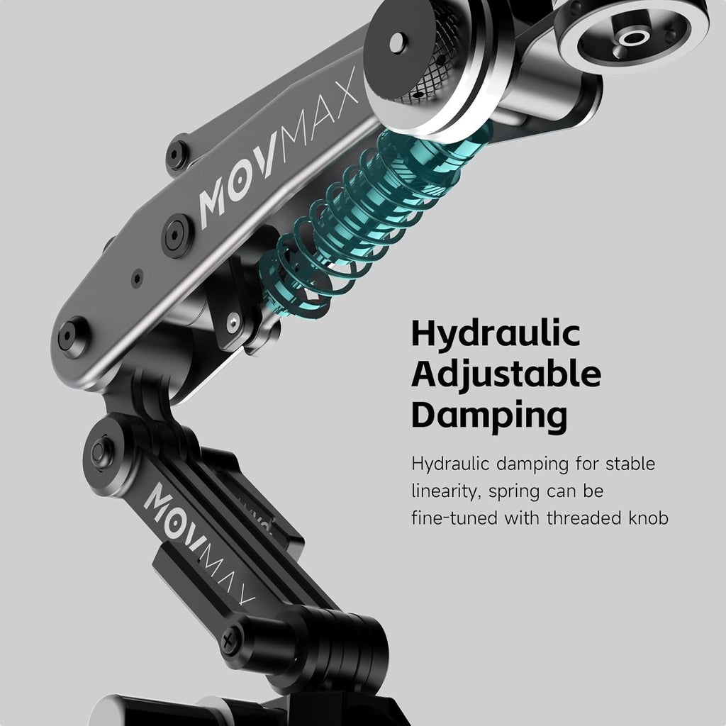 Movmax Blade Arm for DJI Pocket 3, Insta 360, and GoPro Hero 12 Cameras with N2 Arm Technology and Universal Locking Screw