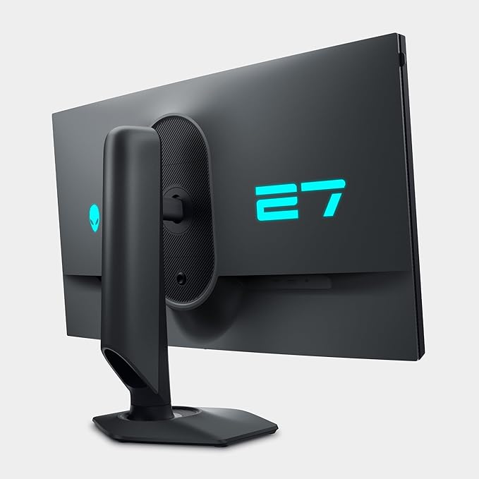 Alienware 27 4K Dual-Resolution Gaming Monitor - AW2725QF - 4K at 180Hz and FHD at 360Hz, 0.5ms GTG 1ms GTG (Extreme Mode), VESA AdaptiveSync, NVIDIA G-SYNC Compatible, HDMI/DP/USB 3.2 Gen1 - Black