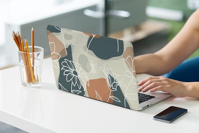 LanBaiLan Compatible for MacBook Pro 13 inch with Touch Bar 2022 2021 2020 2019 2018 2017 2016 M1 M2 Chip A2338 A2289 A2251 A2159 A1989 A1706 A1708, Laptop Hardshell Case & Keyboard Cover,Art Flower