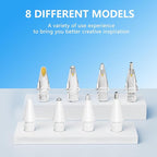 (8 Pack) Replacement Tips for Apple Pencil 2nd Generation and Apple Pencil 1st Generation,Inesore Upgraded Apple Pencil Tips Accessories Compatible with Apple Pencil 2 Generation iPad Pro Pencil Nib