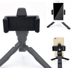 Universal Cell Phone Tripod Mount Adapter, OIMIO Phone Holder Clip Connector Head Used for Monopod Selfie Stick DSLR Travel Mini Flexible Tripod and More(2 Pack)