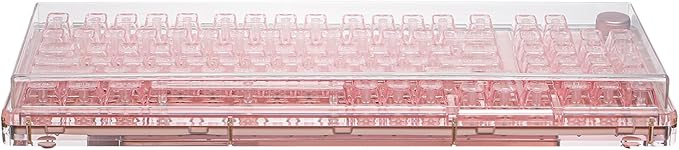 KiiBoom Premium Acrylic Transparent Keyboard Dust Cover, Waterproof, Anti-Dust, Anti-Cat Protector Cover Lid for Mechanical Keyboard (Clear, 15.4'' x 5.3'' x 0.78'')
