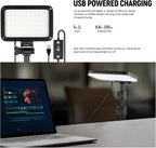 NEEWER Basics 2 Pack LED Video Light Panel Lighting Kit, Bi Color Dimmable Portable Studio Lights with Stands & Filters, 3200K-5600K 750lux CRI95 for Video Recording Live Streaming Photography, BP66