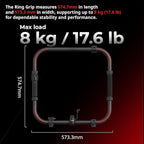 SMALLRIG Stabilizer Handheld Ring Grip for DJI RS 2 / RS 3 Pro/RS 4 / RS 4 Pro Gimbal, Supports Various Controls, Integrated Foldable Design, Max Load 17.6 lb - 4328