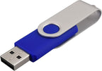64GB USB Flah Drives 10 Pack 64GB USB 2.0 USB Drive 64GB Flash Drive Pack 64GB USB Memory Stick 10 Pack-Blue