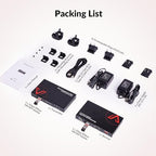 AV Access 4K HDMI Fiber KVM Extender Over IP, up to 550m/1800ft, Zero Latency, 3xUSB 2.0 Ports, Remote Keyboard Mouse USB Control Over Fiber Optic, Remote PC Control in Server Room (4KIP500F-KVM)