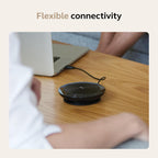 Jabra Speak 510 (2025 Edition) Portable, USB or Wireless Bluetooth Speaker Meetings and Calls with Crystal-Clear Sound, Works with Microsoft Teams, Black