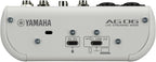 Yamaha AG06MK2 White 6-Channel Live Streaming Loopback Mixer/USB Interface with Steinberg Software Suite