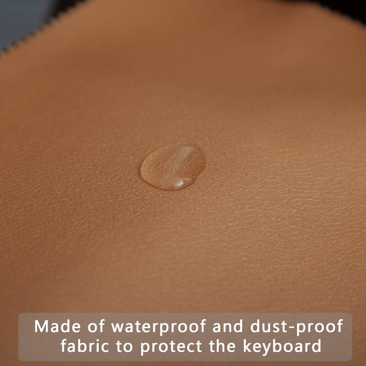 Keyboard Piano Cover, Digital Piano Dust Cover, Light Luxury Soft and Premium Surface, Thickening Electronic Organ Covering Keyboard Update Encasement (Brown)