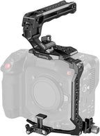 SmallRig Cage Kit for Canon C80, Modular Design with Top Plate, Side Plates, Bottom Plate, NATO Rail, Lens Adapter Support, for HDMI Clamp, with Cold Shoe Mount, 1/4''-20 & 3/8''-16