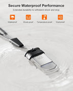 256GB USB 3.0 Flash Drive, Mini Thumb Drive Waterproof Memory Stick with Lanyard Hole Plug and Play Portable USB Stick Storage for Computer Laptop Smart TV, Black