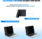 Laptop Privacy Screen Filters 15.6 Inch 16:9 Aspect Privacy Filter for 15.6 Inch Widescreen Laptop Anti-Scratch Protector Film for Data Confidentiality Anti-Glare Laptop Screen Protector