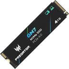 Predator GM7 4TB SSD: M.2 2280 PCIe Gen 4 x4 NVMe 2.0, Read Speed Up to 7400 MB/s, Internal PC Solid State Drive for Laptop, Desktop and PS5 - BL.9BWWR.120