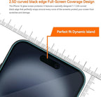 4 Pack Anti Blue Light Screen Protector for iPhone 16 plus /15 plus [6.7inch] with Installation Frame,9H+ Anti Blue Light Tempered Glass, Anti-Scratch, Case Friendly