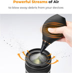 K&F CONCEPT Soft Tip Strong Air Blower, Single Air Intake Camera Lens Blower with Short Nozzle, for Digital SLR Lens Sensor LCD Screens Musical Instruments Keyboards Telescope Filters