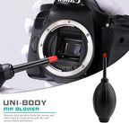 Professional Camera Cleaning Kit (with Waterproof Case),Including Cleaning Solution/5 APS-C Cleaning Swabs/Lens Pen/Air Blower/Cleaning Cloth for DSLR Cameras(Canon,Nikon,Sony)