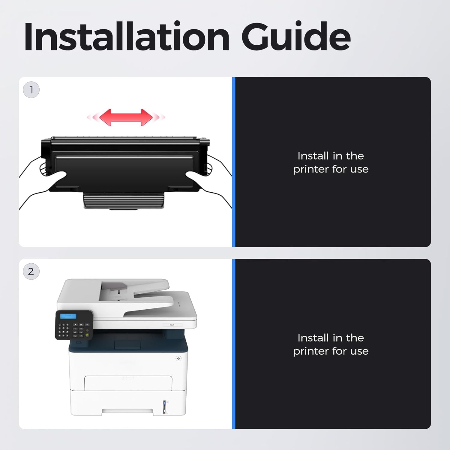B230 B225 B235 Toner Cartridge 006r04400 High-Yield Toner 2-Pack with Chip Replacement for 006R04399 006R04400 006R04401 Xerox with B230 B225 B235 B225DNI B235DNI B230DNI Printer Ink All-in-One Copier