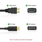 HDMI Displayport KVM Switch, 2 Computers 2 Monitors 4K@60Hz KVM Switcher Dual Monitor for 2 PC, 3 USB 3.0 Ports Support Extended/Mirror Mode with Desktop Controller&2 USB Cables&Power Adapter