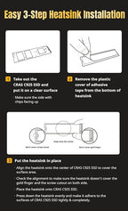 KLEVV CRAS C925 1TB M.2 2280 NVMe PCIe Gen4x4 Internal Gaming SSD with Aluminium Heatsink, Compatible with PS5, up to 7400MB/s (K01TBM2SP0-C9T)
