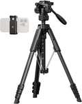 SmallRig 71" Camera Tripod Stand AP-21, Travel Tripod for iPhone, Camera and Smartphone Live Streaming Vlog, Portable Photo Tripods with Quick-Flip Lock Legs, Max Load 11lb