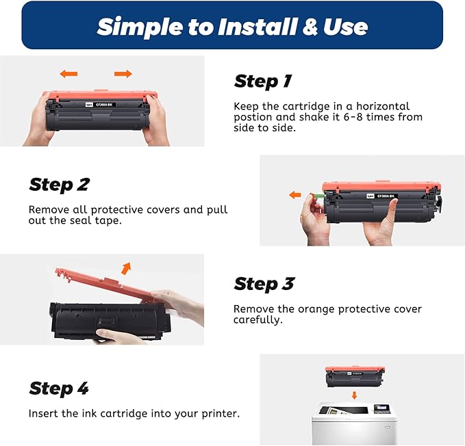 130A Toner Cartridge,Compatible Replacement for HP 130 A CF350A CF351A CF352A CF353A for HP Color Laserjet Pro MFP M177fw M176n M177 M176 Printer,Black Cyan Yellow Magenta,4 Pack