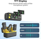 FULAIM X5M Wireless Lavalier Microphone System, Lavalier Lapel Mic with 18H Battery Life Charging Case for DSLR Cameras/iPhone/Android/Live Streaming