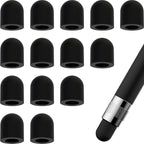 Stylus Pen Replacement Tips Replacement Rubber Tips for Stylus Pens Silicone Stylus Tips Silicone Nib Replacement for Touch Pencil Stylus Touchscreen Pen (15PCS) Touch Screen Stylus Tip