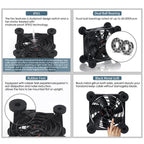 Quiet 80mm Fan with 10 Speed USB 5V DC 12V IPX5 Waterproof Cooling Fan for Tablet TV Receiver Router DVR Xbox Greenhouse Kennel Computer Cabinet Component Cooling