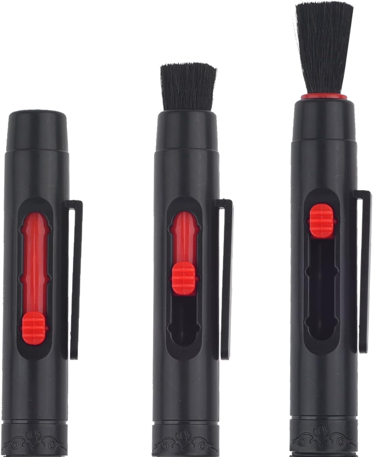 Camkix Camera Lens Cleaning Kit - Air Blower, 2in1 Lens Cleaning Pen, Cleaning Brush, Spray Bottle w/Cleaning Solution, Lens Cleaning Paper Tissue (Without Fluid)