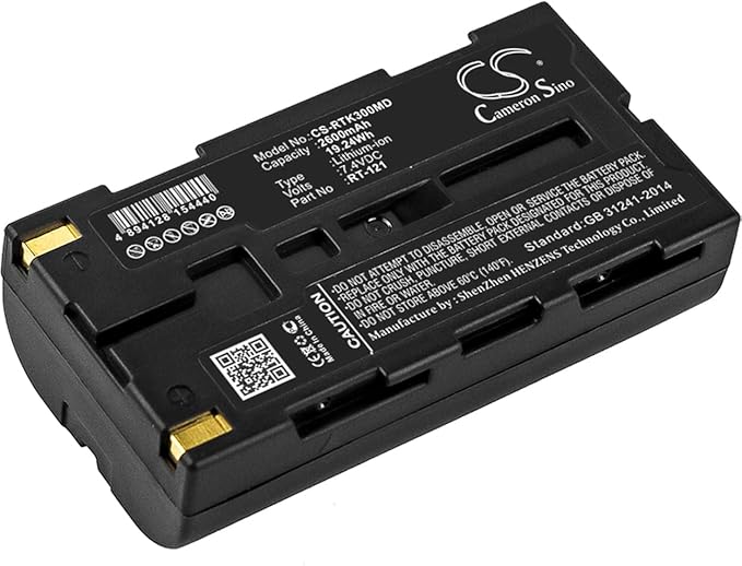 Technical Precision Replacement for Cameron SINO CS-RTK300MD Battery