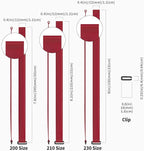 Sinjimoru C-Shaped Clip Finger Phone Grip, Silicone Mobile Phone Strap with Loop Holder for iPhone & Samsung. Sinji Loop Clip WineRed 210