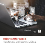 GIGASTONE V30 32GB USB 2.0 Flash Drive 2-Pack, Capless Retractable Design Pen Drive, Carbon Fiber Style, Reliable Performance & Durable