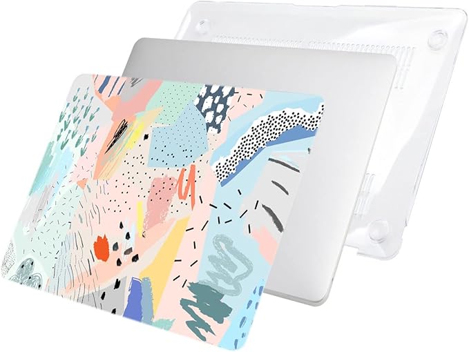 LanBaiLan Compatible for MacBook Pro 13 inch with Touch Bar 2022 2020 2019 2018 2017 2016 M1 M2 Chip A2338 A2289 A2251 A2159 A1989 A1706 A1708, Laptop Hardshell Case & Keyboard Cover, Graffiti