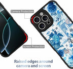 AIGOMARA Case for iPhone 16 Pro Max [Compatible with MagSafe] Blue Turtle Shell Ocean Collage Pattern Design for Women Girls Men Soft TPU Bumper Hack PC Back Shockproof Protective Slim Magnetic Cover