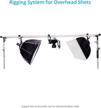 PROAIM Overhead 12ft Modular Studio Rig for Camera/Gimbal/Light Setups. Payload up to 11kg / 24lb. for Photography, Videography. (P-OHLR-01)