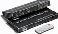 2x2 HDMI Switch Splitter, HDMI 2.1 Switcher 2 in 2 Out 8K@60Hz 4K@120Hz, w/IR Remote Control, Supports HDCP 2.3 HDR, HDR10, HDR 10+, 3D