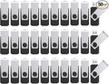 (Not 128GB) 128MB Flash Drives 50 Pack, Wooolken USB 2.0 Thumb Drive with Lanyards Bulk USB Sticks for Weddings,Office, School, Data Storage Backup