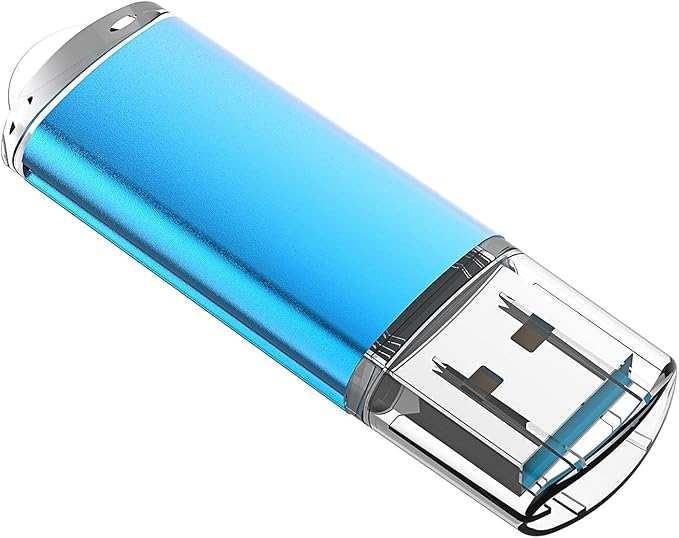 TOPESEL 128GB USB 3.0 Flash Drive, High Speed Thumb Drive USB Flash Drive USB Memory Stick for Data Storage (Blue)
