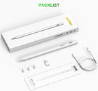 Stylus Pen for iPad 2018-2025: HATOKU 15 Mins Fast Charging Pencil Pro for iPad with Tilt Sensitivity Palm Rejection - Pen for iPad Air 3 4 5 M2 M3- Pro 11" 12.9" M4 - Mini 5 6-6 7 8 9 10 11th Gen