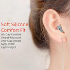 Replacement Ear Tips for Beats Urbeats2.0 Tour2.0 ibeats Beats x, Beats Flex Secure Fit for Powerbeats Pro Silicone Earbuds Washable Sweat-Resistant Noise Isolation 8 Pairs (White)